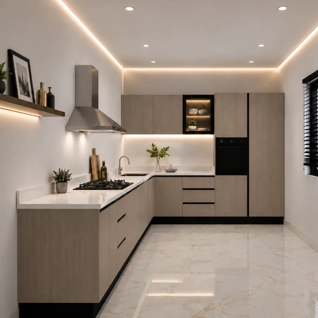 L Shape Kitchen